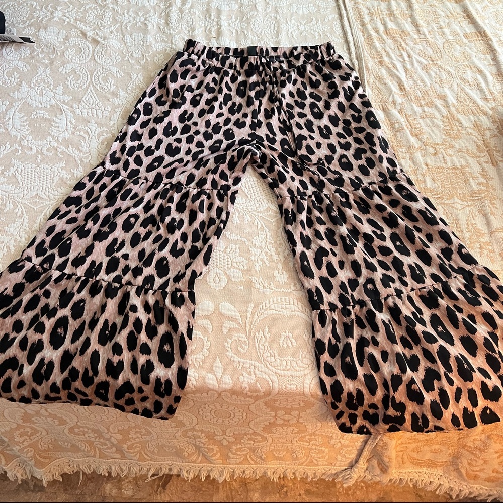 Leopard pants shein size xl curvy